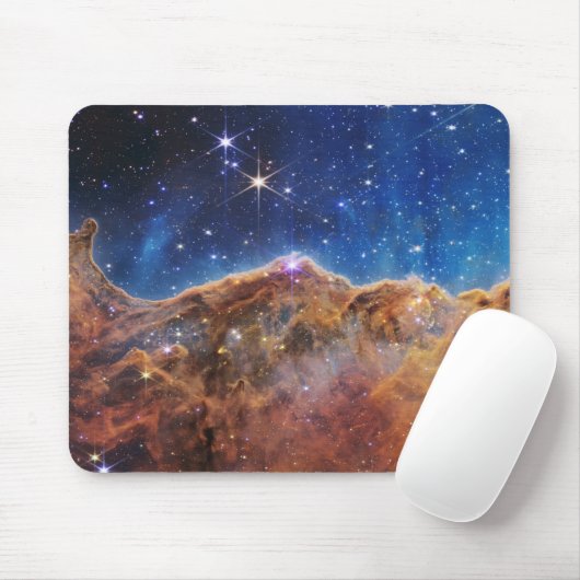 JWST James Webb Space Telescope Kosmic Cliffs Mousepad (Mit Mouse)