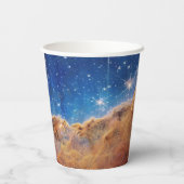 JWST James Webb Space Telescope Kosmic Cliffs Pappbecher (Rückseite)