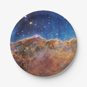 JWST James Webb Space Telescope Kosmic Cliffs Pappteller