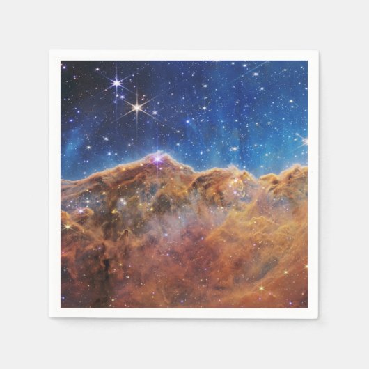 JWST James Webb Space Telescope Kosmic Cliffs Serviette (Vorderseite)