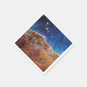 JWST James Webb Space Telescope Kosmic Cliffs Serviette (Ecke)