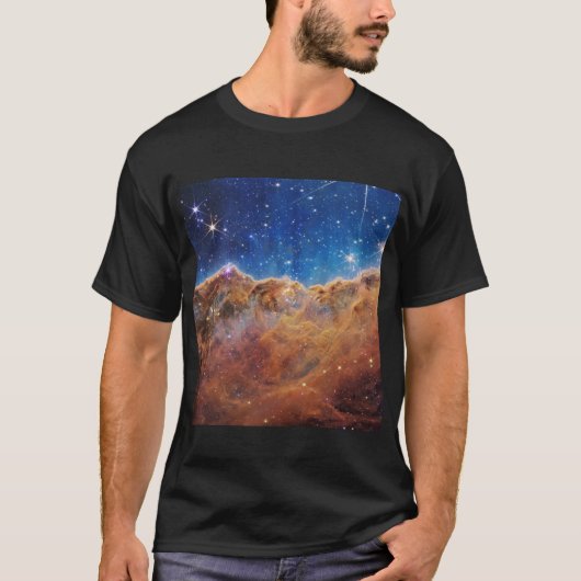 JWST James Webb Space Telescope Kosmic Cliffs T-Shirt (Vorderseite)