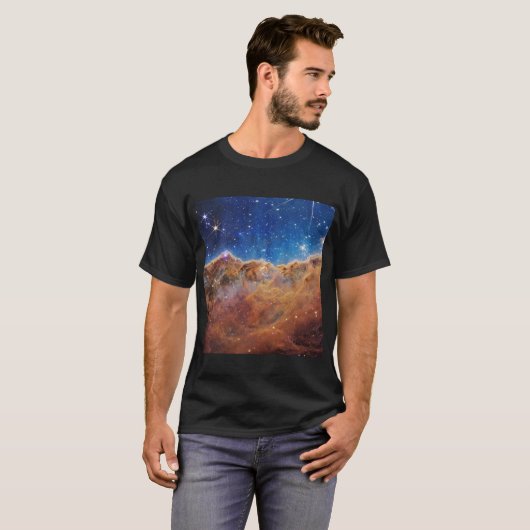 JWST James Webb Space Telescope Kosmic Cliffs T-Shirt (Vorne ganz)