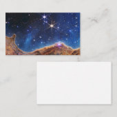 JWST James Webb Space Telescope Kosmic Cliffs Visitenkarte (Vorne/Hinten)