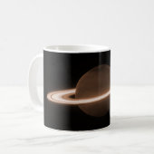 JWST James Webb Space Telescope Saturn Infrared Kaffeetasse (Vorderseite Links)