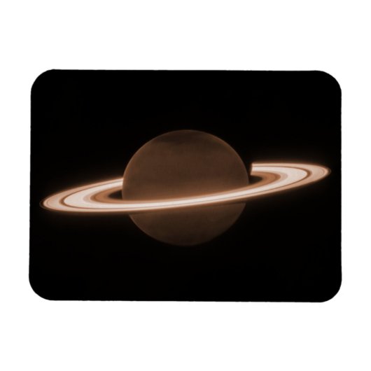 JWST James Webb Space Telescope Saturn Infrared Magnet (Horizontal)