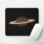 JWST James Webb Space Telescope Saturn Infrared Mousepad (Mit Mouse)