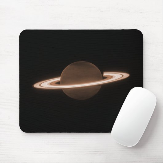 JWST James Webb Space Telescope Saturn Infrared Mousepad (Mit Mouse)