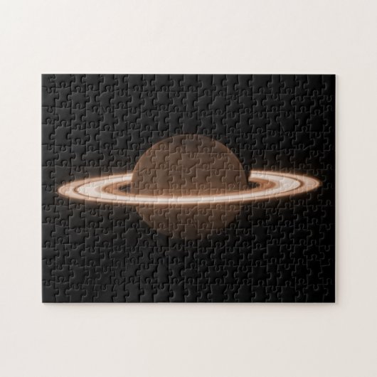 JWST James Webb Space Telescope Saturn Infrared Puzzle (Horizontal)