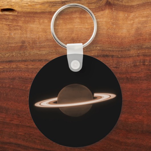 JWST James Webb Space Telescope Saturn Infrared Schlüsselanhänger (Vorderseite)