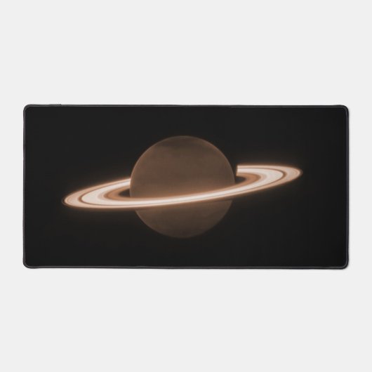 JWST James Webb Space Telescope Saturn Infrared Schreibtischunterlage (Vorderseite)
