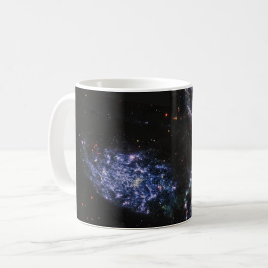 JWST James Webb Space Telescope Stephans Quintet Kaffeetasse (Vorderseite Links)