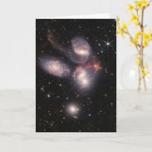 JWST James Webb Space Telescope Stephans Quintet Karte (Gelbe Blume)
