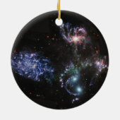 JWST James Webb Space Telescope Stephans Quintet Keramik Ornament (Hinten)