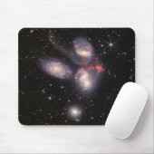 JWST James Webb Space Telescope Stephans Quintet Mousepad (Mit Mouse)