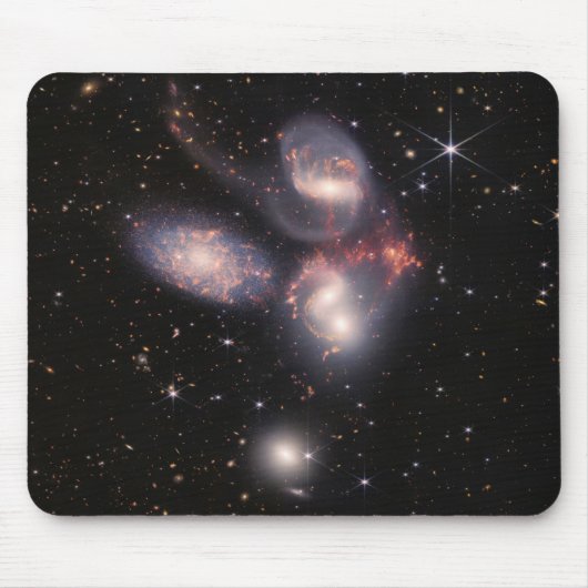 JWST James Webb Space Telescope Stephans Quintet Mousepad (Vorne)