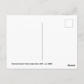 JWST James Webb Space Telescope Stephans Quintet Postkarte (Rückseite)