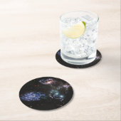 JWST James Webb Space Telescope Stephans Quintet Runder Pappuntersetzer (Vor Ort)