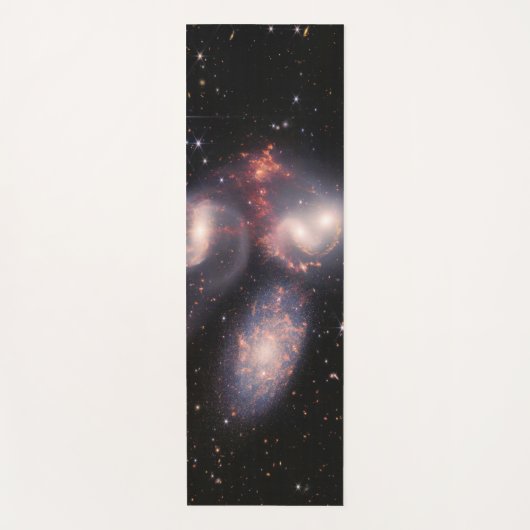 JWST James Webb Space Telescope Stephans Quintet Yogamatte (Vorderseite)