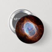 JWST James Webb Telescope Southern Ring Nebula Button (Vorne & Hinten)