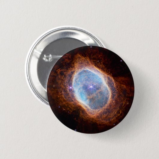 JWST James Webb Telescope Southern Ring Nebula Button (Vorne & Hinten)