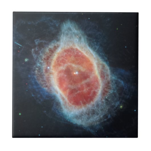 JWST James Webb Telescope Southern Ring Nebula Fliese (Vorderseite)