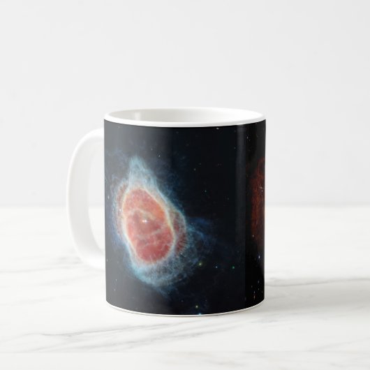 JWST James Webb Telescope Southern Ring Nebula Kaffeetasse (Vorderseite Links)