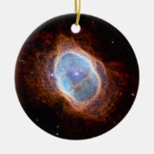 JWST James Webb Telescope Southern Ring Nebula Keramik Ornament (Vorne)