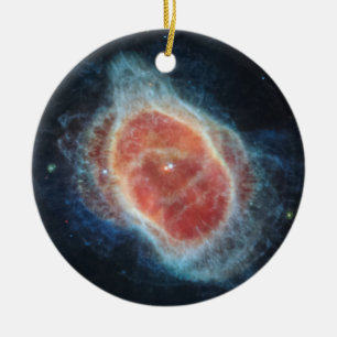 JWST James Webb Telescope Southern Ring Nebula Keramik Ornament