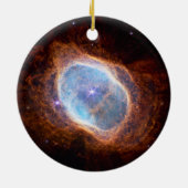 JWST James Webb Telescope Southern Ring Nebula Keramik Ornament (Hinten)