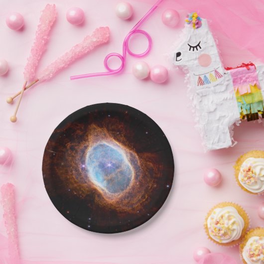 JWST James Webb Telescope Southern Ring Nebula Pappteller (Party)