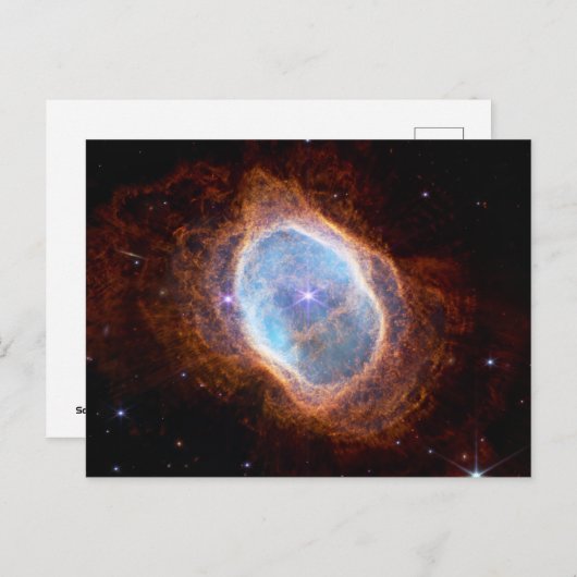 JWST James Webb Telescope Southern Ring Nebula Postkarte (Vorne/Hinten)