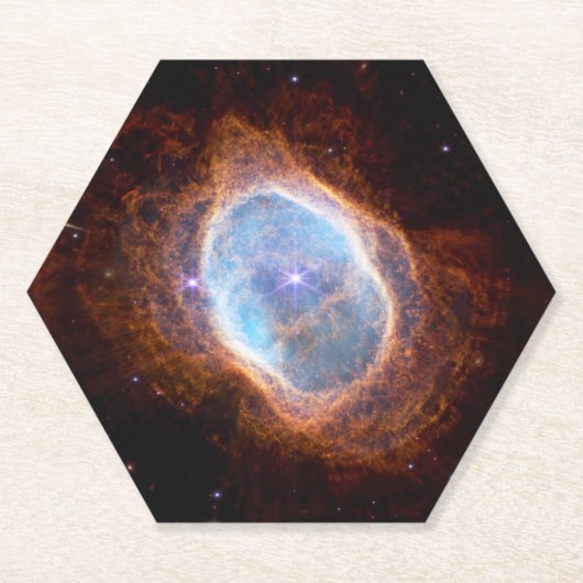 JWST James Webb Telescope Southern Ring Nebula Untersetzer (Vorderseite)
