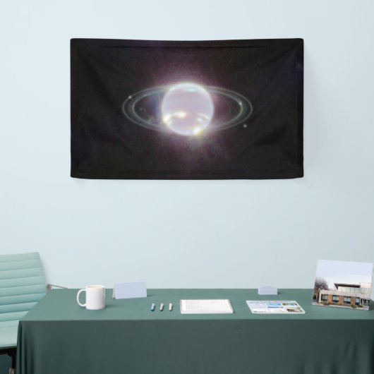 JWST Rings of Planet Neptune Banner (Messeveranstaltung)