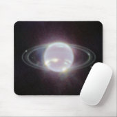 JWST Rings of Planet Neptune Mousepad (Mit Mouse)