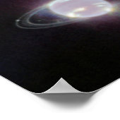 JWST Rings of Planet Neptune Poster (Ecke)