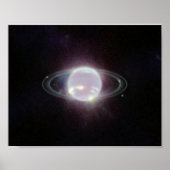 JWST Rings of Planet Neptune Poster (Vorne)