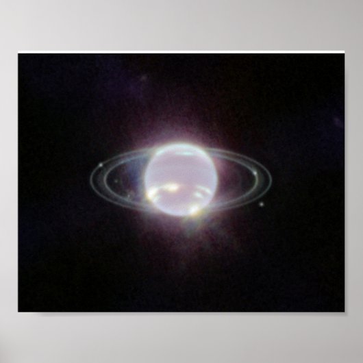 JWST Rings of Planet Neptune Poster (Vorne)