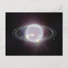 JWST Rings of Planet Neptune Postkarte