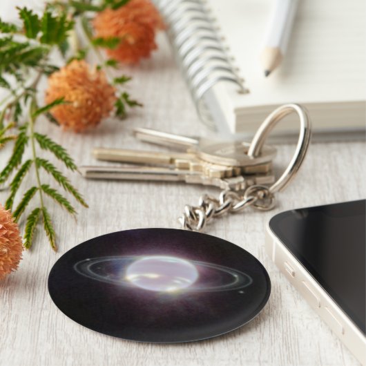 JWST Rings of Planet Neptune Schlüsselanhänger (Seite)