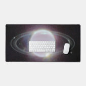 JWST Rings of Planet Neptune Schreibtischunterlage (Tastatur & Maus)