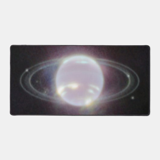 JWST Rings of Planet Neptune Schreibtischunterlage (Vorderseite)