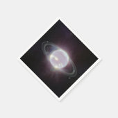 JWST Rings of Planet Neptune Serviette (Ecke)