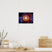 JWST Staub um Wolf-Rayet-Sterne Apep-System Poster (Küche)