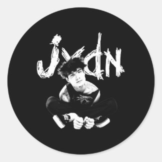 Jxdn-Sitting Runder Aufkleber