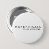 Jypsea Lederwaren-Logo-Knopf Button (Vorne & Hinten)