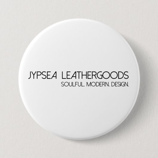 Jypsea Lederwaren-Logo-Knopf Button (Vorderseite)