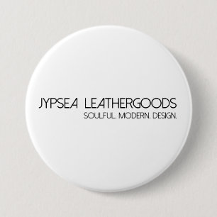 Jypsea Lederwaren-Logo-Knopf Button