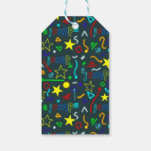 Jys Jump Neon Trampolin Geburtstagsgunst Geschenkanhänger (Rückseite)