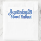 JYVÄSKYLÄ Finnland Zollaufkleber Rechteckiger Aufkleber (Tasche)